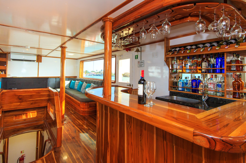 Galapagos Boat EDEN Bar Area Wine 1
